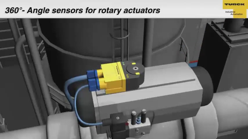 360° - Angle sensor for rotary actuators